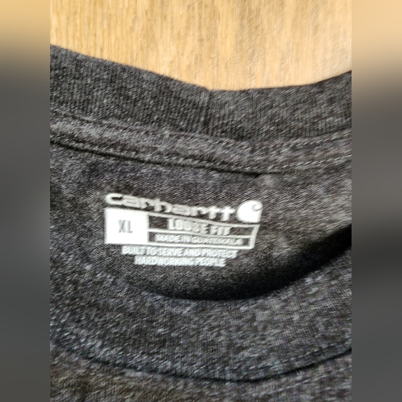Lot Of 2 NEW Carhartt LOOSE + ORIGINAL Fit Gray T Shirt Pocket Men’s Sz XL - Picture 4 of 11